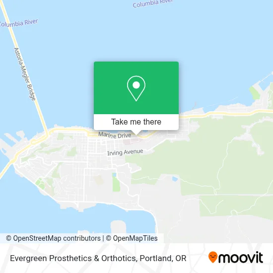 Evergreen Prosthetics & Orthotics map