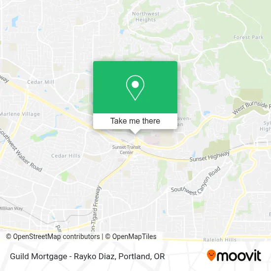 Guild Mortgage - Rayko Diaz map