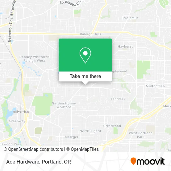 Ace Hardware map