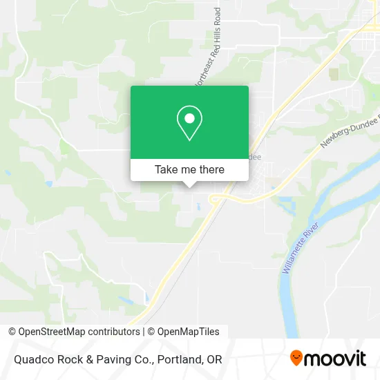 Quadco Rock & Paving Co. map