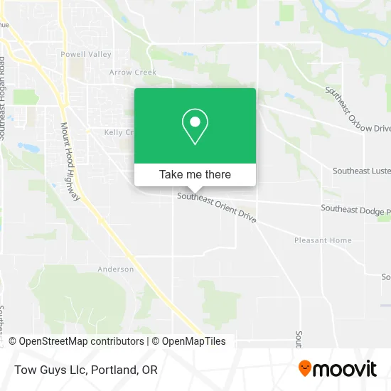 Tow Guys Llc map