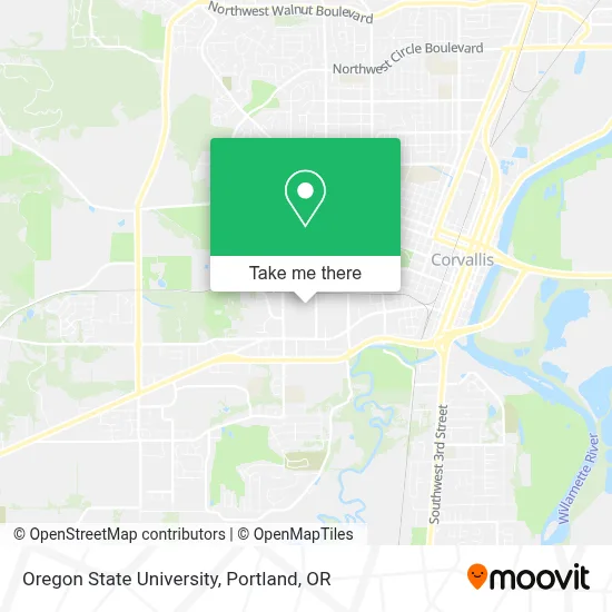 Oregon State University map