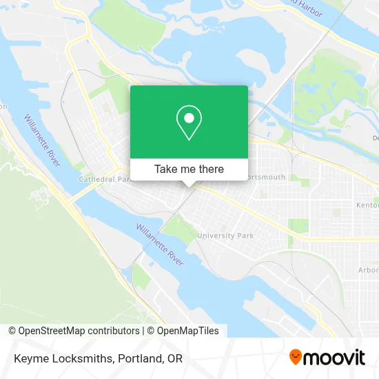 Keyme Locksmiths map