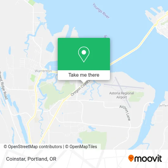 Coinstar map
