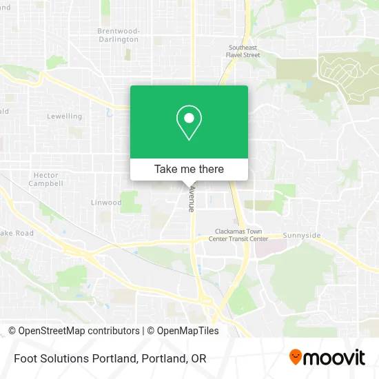 Foot Solutions Portland map