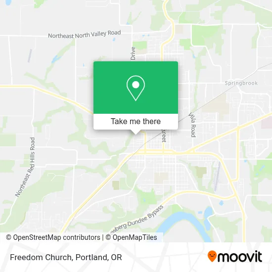 Freedom Church map