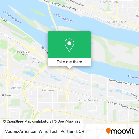 Vestas-American Wind Tech map