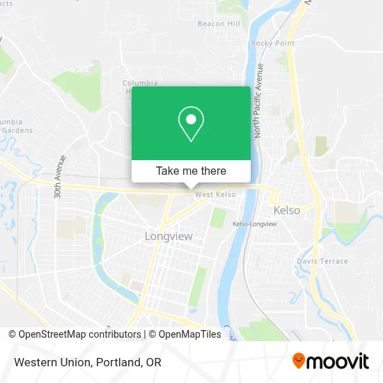 Western Union map