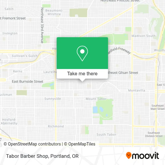 Tabor Barber Shop map