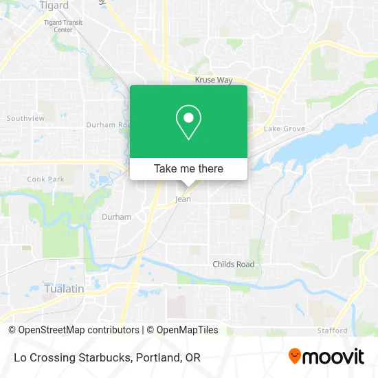 Lo Crossing Starbucks map