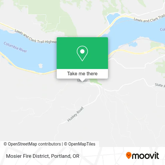 Mosier Fire District map