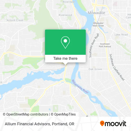 Allium Financial Advisors map