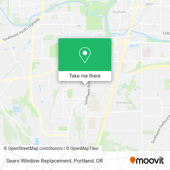 Sears Window Replacement map