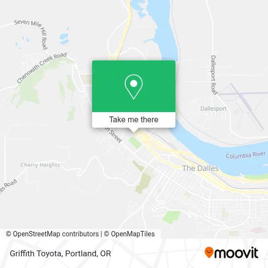 Griffith Toyota map