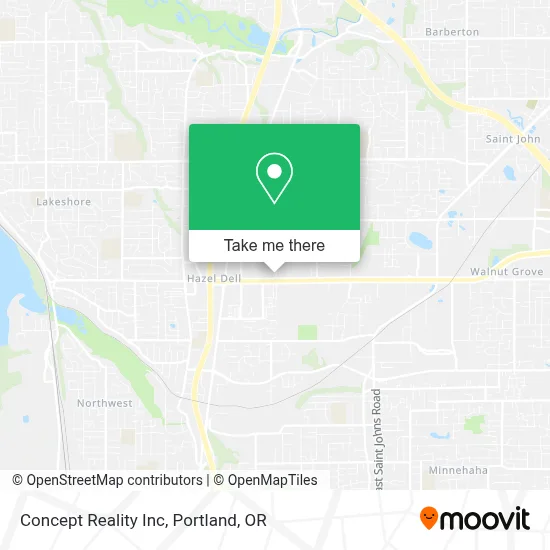 Concept Reality Inc map