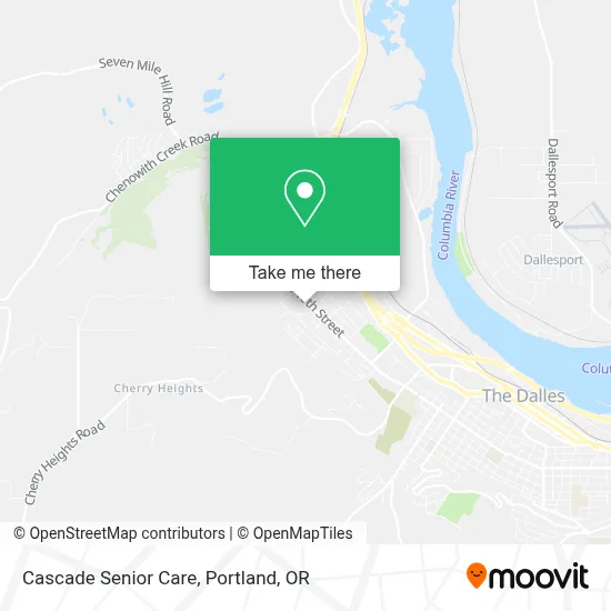 Cascade Senior Care map