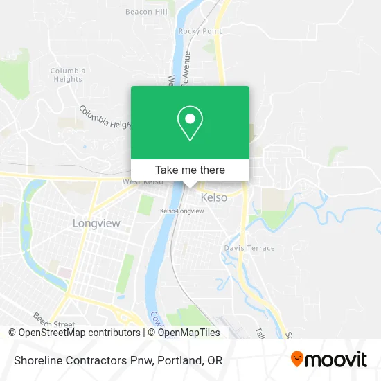 Shoreline Contractors Pnw map