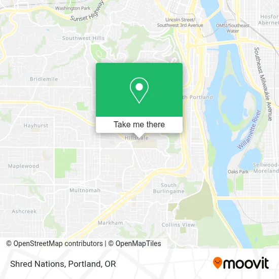 Shred Nations map