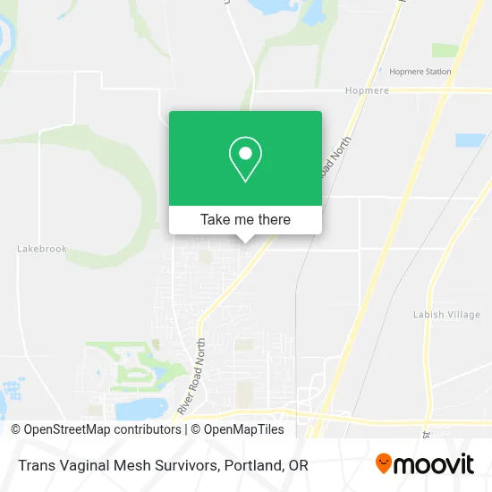Trans Vaginal Mesh Survivors map