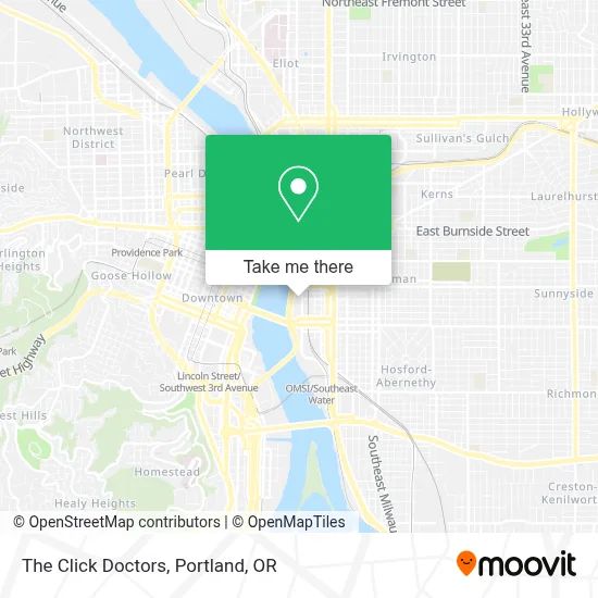 The Click Doctors map