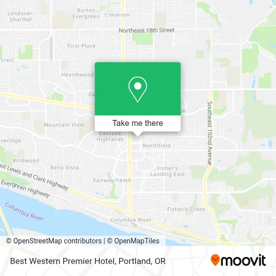 Best Western Premier Hotel map