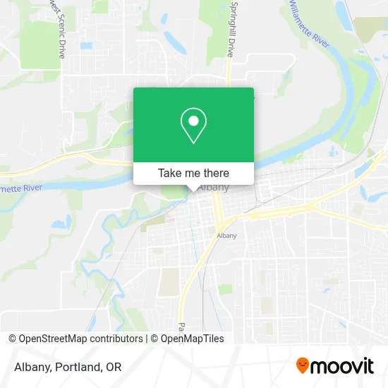Albany map