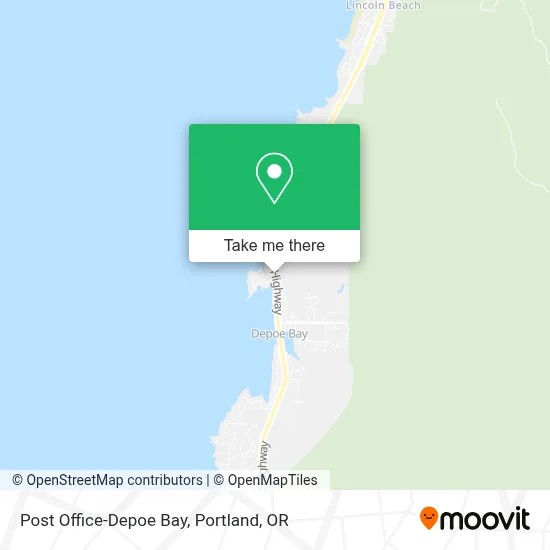 Post Office-Depoe Bay map