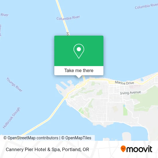Cannery Pier Hotel & Spa map