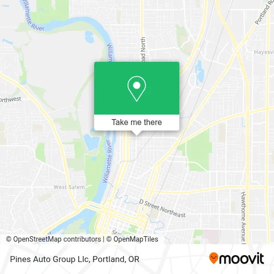 Pines Auto Group Llc map