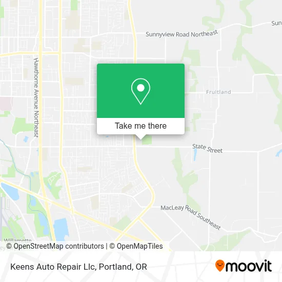 Keens Auto Repair Llc map