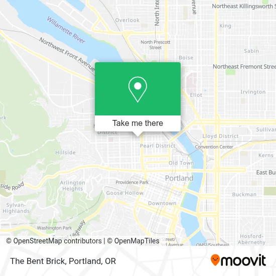 The Bent Brick map