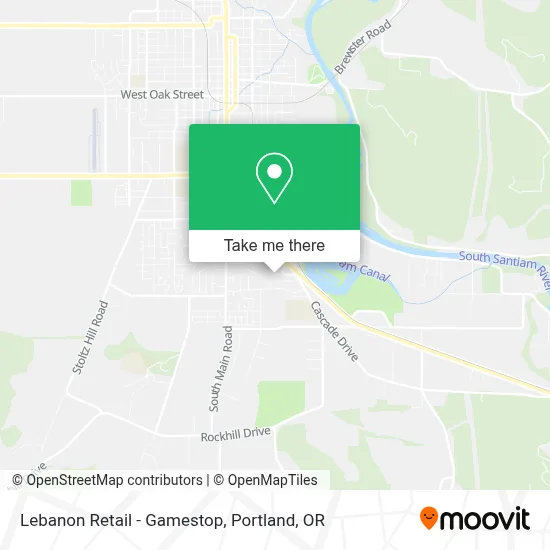 Lebanon Retail - Gamestop map