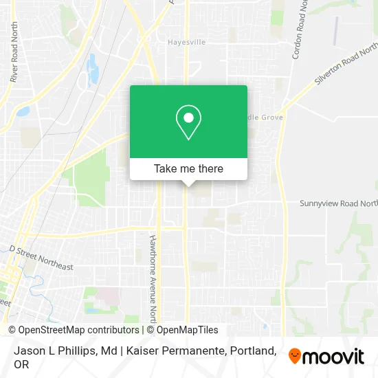 Jason L Phillips, Md | Kaiser Permanente map