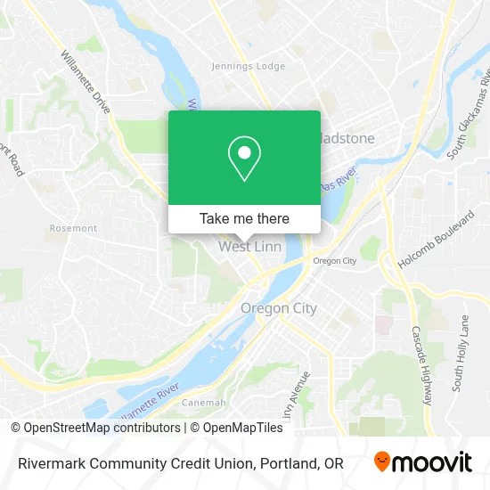 Rivermark Community Credit Union map