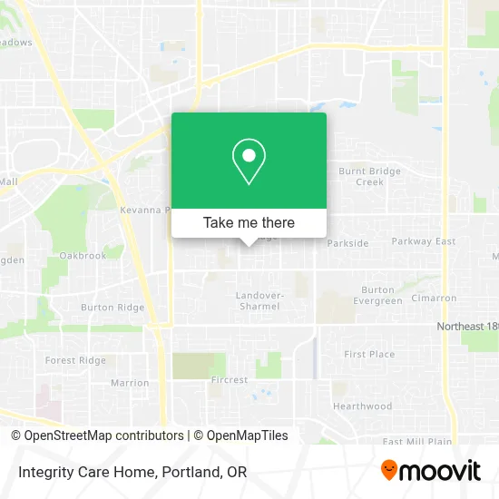 Integrity Care Home map