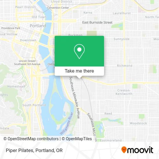 Piper Pilates map