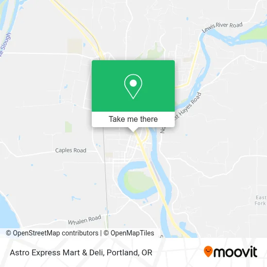 Astro Express Mart & Deli map