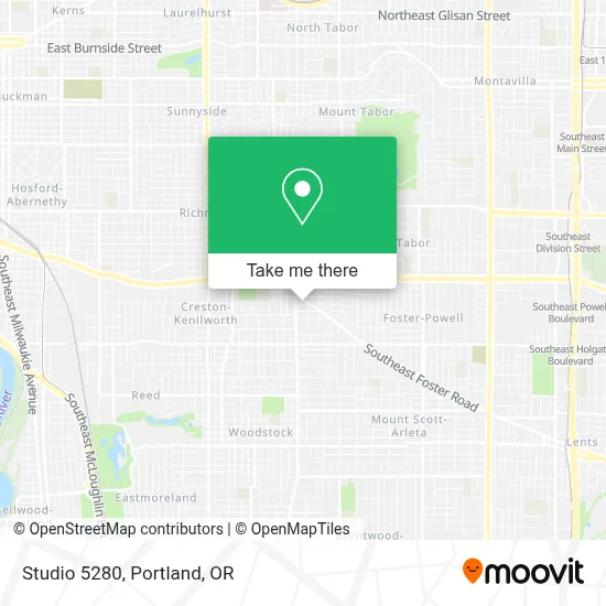Studio 5280 map