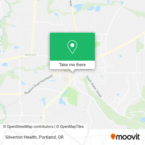 Silverton Health map