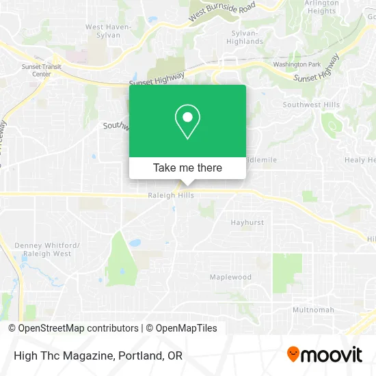 High Thc Magazine map
