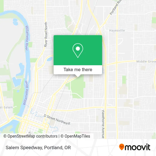Salem Speedway map