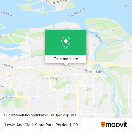 Lewis And Clark State Park map