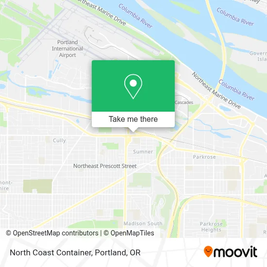 North Coast Container map