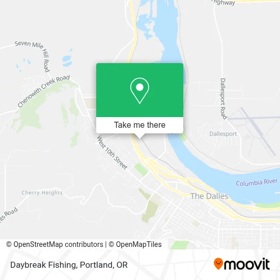 Daybreak Fishing map