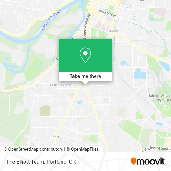 The Elliott Team map