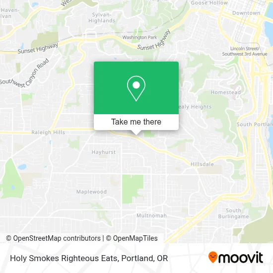 Holy Smokes Righteous Eats map