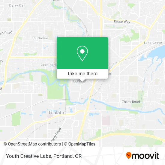 Youth Creative Labs map