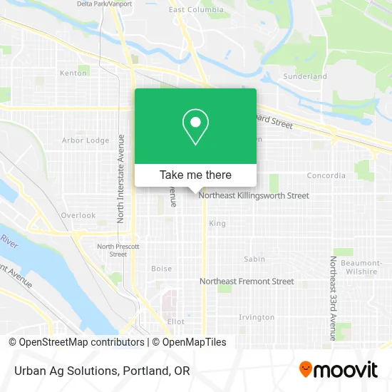 Urban Ag Solutions map