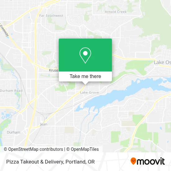 Pizza Takeout & Delivery map