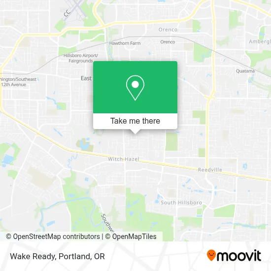 Wake Ready map